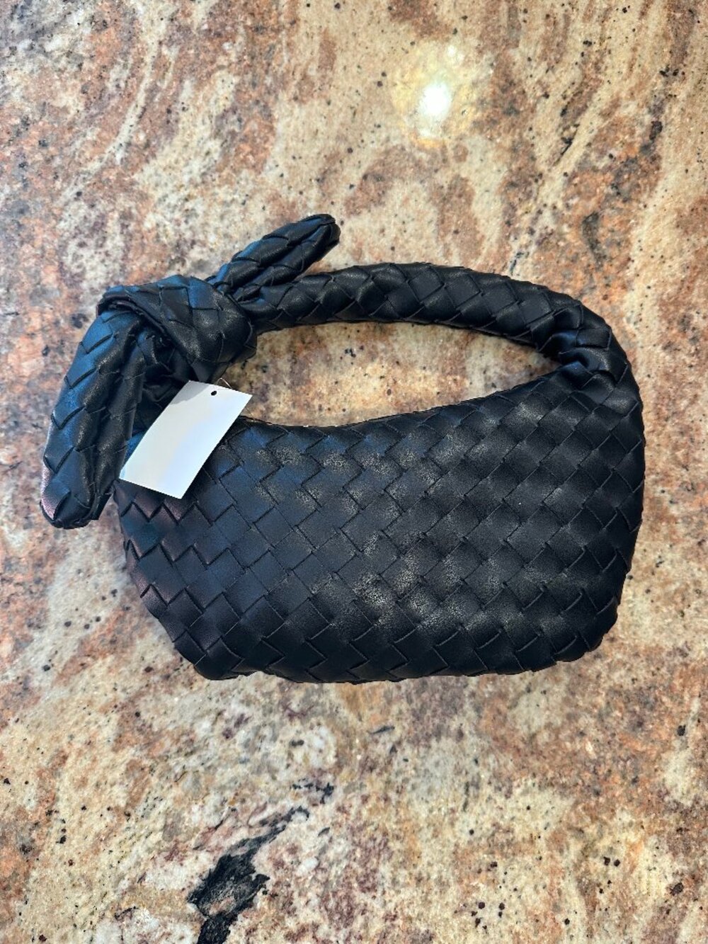 Urban Expressions Woven Vegan Leather Bag